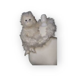 ❤️ White Fluffy Hanging Plush "Wild Thing" NWT